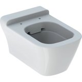 Keramag myDay washdown WC, rimless, wall-hung, white with KeraTect, closed form