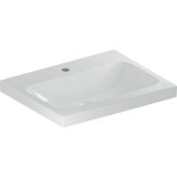Geberit iCon Light washbasin, 60 cm x 48 cm, with tap hole, without overflow,501834