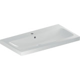 Geberit iCon Light washbasin, 90 cm x 48 cm, with tap hole, with overflow,501836