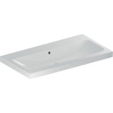 Geberit iCon Light washbasin, 90 cm x 48 cm, without tap hole, with overflow,501836