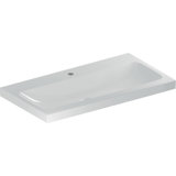 Geberit iCon Light washbasin, 90 cm x 48 cm, with tap hole, without overflow,501836