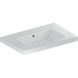 Geberit iCon Light washbasin, 75 cm x 48 cm, without tap hole, with overflow,501839