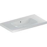 Geberit iCon Light washbasin, 90 cm x 48 cm, without tap hole, with overflow,501840