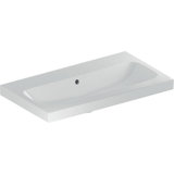 Geberit iCon Light washbasin with shortened projection, 75 cm x 42 cm, without tap hole, with overflow,501842