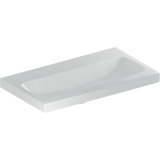 Geberit iCon Light washbasin with shortened projection, 75 cm x 42 cm, without tap hole, without overflow,5018...