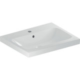 Geberit iCon Light countertop washbasin, 60 cm x 48 cm, without tap hole, without overflow,501847