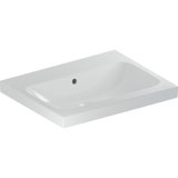 Geberit iCon Light countertop washbasin, 60 cm x 48 cm, without tap hole, with overflow,501847