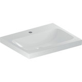 Geberit iCon Light countertop washbasin, 60 cm x 48 cm, with tap hole, without overflow,501847