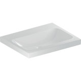 Geberit iCon Light countertop washbasin, 60 cm x 48 cm, without tap hole, without overflow,501847
