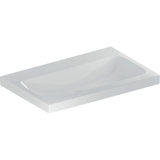 Geberit iCon Light countertop washbasin, 75 cm x 48 cm, without tap hole, without overflow,501848
