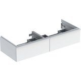 Geberit iCon vanity unit for double washbasin, 2 drawers, 118.4x24.7x47.6 cm, 502314