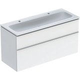 Geberit iCon Set furniture washbasin with vanity unit, 2 drawers, 120x63x48 cm, 502334