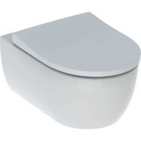 Geberit iCon Set wall-mounted WC, flush rimless, incl. WC seat, white
