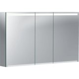 Geberit Option mirror cabinet with lighting, three doors, width 120 cm, 500207001