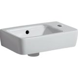 Keramag Renova Nr.1 Comprimo New Hand-rinse basin, 40x25cm, 276140, with tap hole right