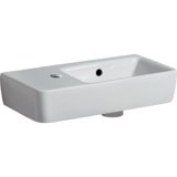 Keramag Renova Nr.1 Comprimo New Hand-rinse basin, 50x25cm, 276350, shelf left, tap hole left