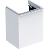 Geberit Smyle Square Hand-rinse basin vanity unit, 500364, 492x617x406mm, with 1 door, left opening