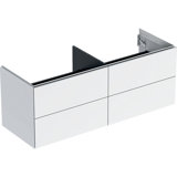 Geberit cabinet for countertop washbasin, 4 drawers, 133,2x50,4x47cm, 505.266.00.