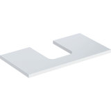 Geberit ONE washbasin plate, cut-out center, for countertop washbasin bowl shape, 75x3x47cm, 505.272.00.1