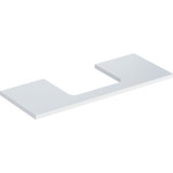 Geberit ONE washbasin plate, cut-out center, for countertop washbasin, 120x3x47cm, 505.285.00.1