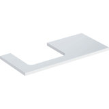 Geberit ONE washbasin plate, cut-out left, for countertop washbasin, 105x3x47cm, 505.304.00.1