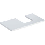 Geberit ONE washbasin plate, cut-out right, for countertop washbasin bowl shape, 90x3x47cm, 505.313.00.1
