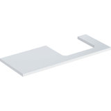 Geberit ONE washbasin plate, cut-out right, 120x3x47 cm, 505.325.00.
