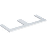 Geberit ONE washbasin plate, double cut-out, for countertop washbasin, 120x3x47cm, 505.345.00.1