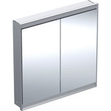 Geberit ONE mirror cabinet with ComfortLight, 2 doors, flush mounting, 90x90x15cm, 505.803.00.