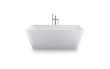 Duravit DuraSquare free-standing bathtub, 185x85cm, seamless cover, two back inclines, incl. drain set, 700430...