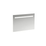 Running Leelo mirror with integrated horizontal LED lighting, aluminium frame, 1000 mm, version with 1 touch s...