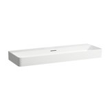 Laufen VAL furniture washbasin, without tap hole, with overflow, 1200x420, white, H810289