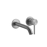 Gessi 316 Flessa finished installation set for concealed single lever mixer, washbasin with single rosettes D6...