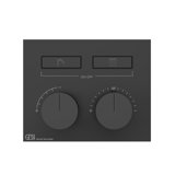 Gessi HI-FI, ready-mounted flush-mounted thermostat with push-button operation, 2 separate outlets, 63004