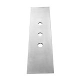 Gessi 3-hole decor plate for Secur Box, tile bench mounting, 01663
