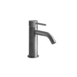 Gessi 316 Intreccio single-lever basin mixer, without pop-up waste, projection 122 mm, 54102
