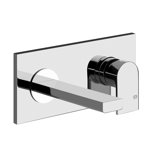 Gessi Emporio Via Manzoni ready-mounted single lever mixer, washbasin, fixed spout for concealed body, without...