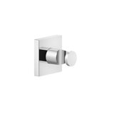 Gessi Emporio fixed wall shower holder, square rosette, 47357
