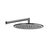 Gessi Emporio anti-limestone overhead shower with joint, round wall arm and rosette D60 mm, length 348 mm, 473...