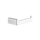 Gessi Rettangolo accessories WC paper roll holder, wall mounting vertical or horizontal, 20855