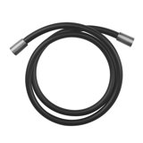 Gessi shower hose Darkflex 1500 mm with conical nut 1/2 hose always black, connecting pieces made of metal in ...