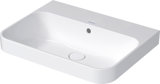 Duravit Happy D.2 Plus Countertop sink, 236060, without tap hole, 600x460 mm, ground, with overflow, with tap ...