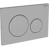 Geberit actuation plate Sigma20, for 2-flush, screwable, stainless steel