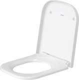 Duravit WC seat Happy D.2 without SoftClose hinges stainless steel, without soft-closing mechanism
