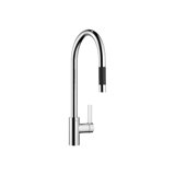 Dornbracht Kitchen - Tara Ultra single lever faucet pull-down with shower function, projection 240mm