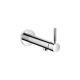 Dornbracht Meta wall-mounted single-lever basin mixer without pop-up waste, 160 mm projection
