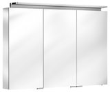 Keuco Royal L1 mirror cabinet 13605, 3 revolving doors, 1200mm, 2 inside drawers