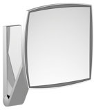 Keuco iLook_move vanity mirror, 17613, illuminated, 1 light colour, mirror surface: 200 x 200 mm, chrome-plate...
