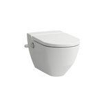 Running Navia Cleanet shower toilet, washdown 4.5/3 litre wall mounted, flushless, 37x58 cm, with side opening...