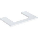 Geberit ONE washbasin plate, cut-out center, for countertop washbasin, 75x3x47cm, 505.282.00.1